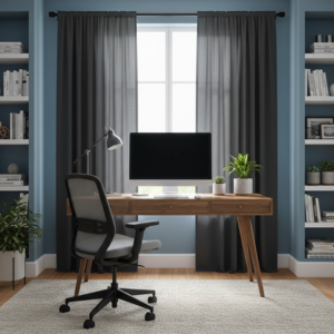 Cortinas Next Tetra Scion Living - Modernas Con Ojales Multicolor Para Casa U Oficina (168Wx183D)