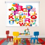 Estor Enrollable Personalizado Infantil Abecedario
